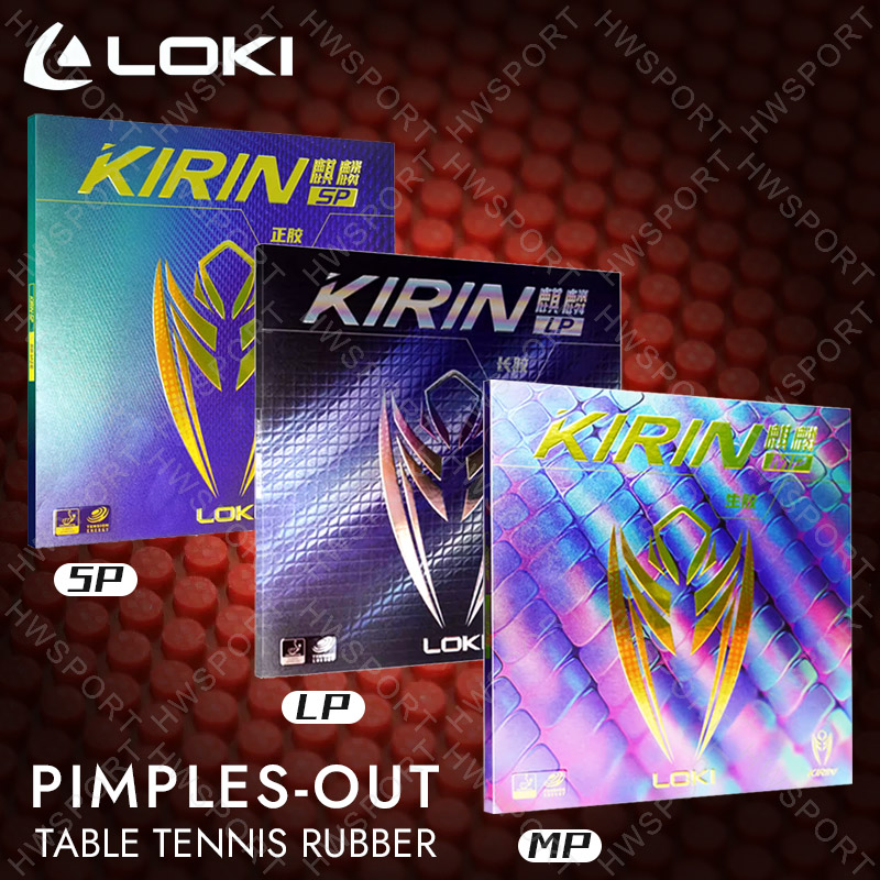 Table Tennis Loki - LOKI KIRIN Pimples-Out Tischtennis-Gummi SP/MP/LP Pips