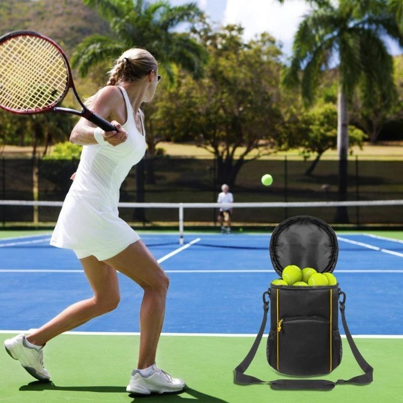 Table Tennis Olympics - 652F Tennis-Tragetasche, MultiPocket-Baseballtasche, Tennisbälle, Korb für