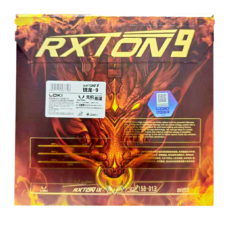 LOKI RXTON 9 Tischtennisbelag  – Table Tennis Loki Bewertung und Preis