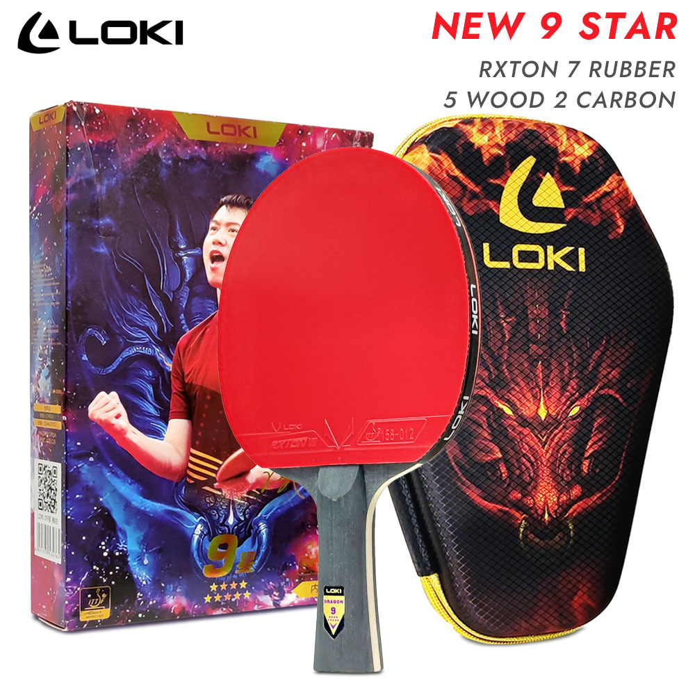 LOKI 9-Sterne-Tischtennisschlä – Table Tennis Zhang Jike Bewertung und Preis