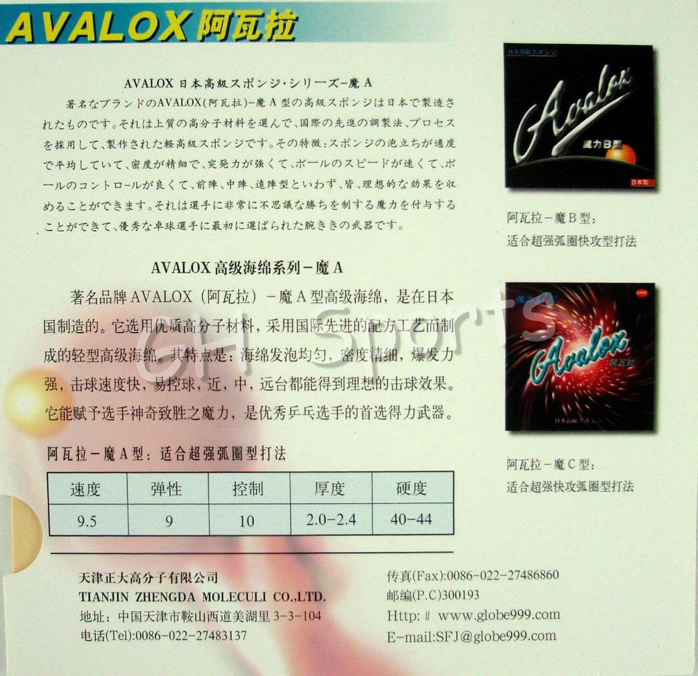 Avalox Magic A Magic B Magic C – Table Tennis In Japanese Bewertung und Preis